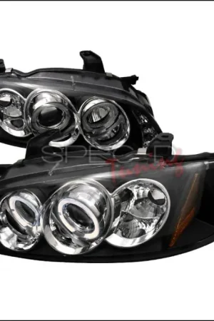 Nissan Sentra Spec-D Halo LED Projector Headlights - Black - 2LHP-SEN00JM-TM Discount