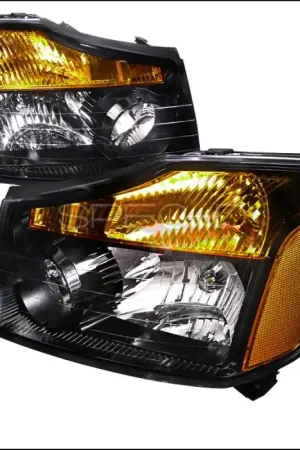 Nissan Titan Spec-D Black Housing Headlights - 2LH-TIT08JM-DP Special Offer