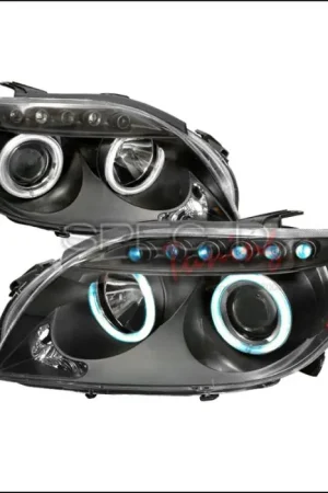 Scion tC Spec-D CCFL Halo Projector Headlights - Black - 4LHP-TC05JM-KS Professional Grade