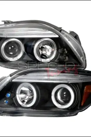 Scion tC Spec-D Halo LED Projector Headlights - Black - 2LHP-TC05JM-TM Buy Direct