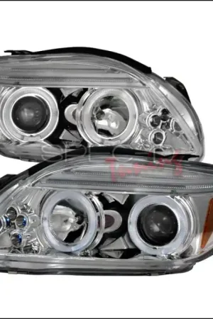 Scion tC Spec-D Halo LED Projector Headlights - Chrome - 2LHP-TC05-TM Brand New