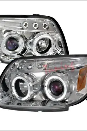 Popular Toyota 4Runner Spec-D Halo LED Projector Headlights - Chrome - 2LHP-4RUN03B-TM