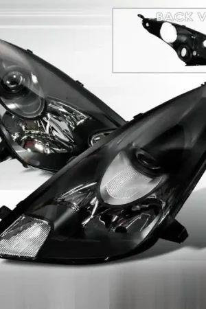 Toyota Celica Spec-D Halo Projector Headlights - Black - LHP-CEL00JM-KS Place Order