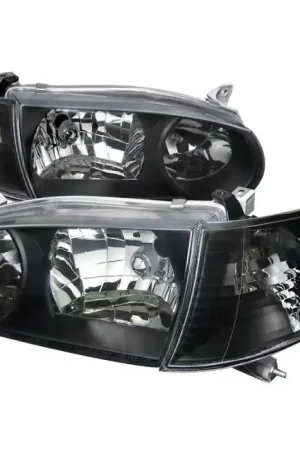 Toyota Corolla Spec-D Euro Headlights - Black Housing - 1PC - 2LCLH-COR01JM-DP Special Discount