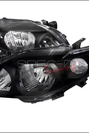 Toyota Corolla Spec-D Euro Headlights - Black Housing - 2LH-COR09JM-RS Editor’s Pick