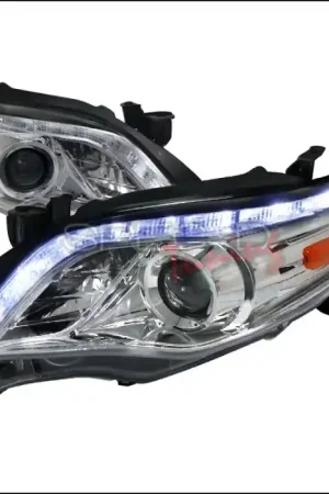 Bargain Toyota Corolla Spec-D Projector Headlights - Chrome Housing - 2LHP-COR11-TM