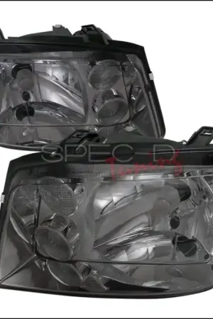 Budget Volkswagen Jetta Spec-D Euro Headlights - Smoke Lens - LH-JET99G-RS