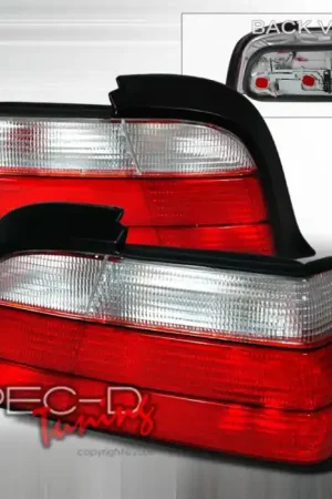 Special Discount BMW 3 Series 2DR Spec-D Altezza Taillights - Red & Clear - LT-E362RPW-KS