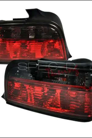Popular BMW 3 Series 4DR Spec-D Altezza Taillights - Red & Smoke - LT-E364RG-APC