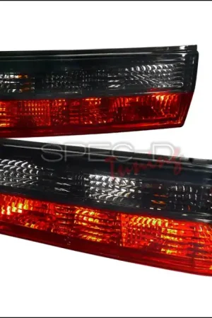Mega Sale BMW 3 Series Spec-D Euro Tailights - Red & Smoked - LT-E30884RG-APC
