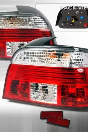 Editor’s Pick BMW 5 Series Spec-D Altezza Taillights - Red & Clear - LT-E394RPW-APC