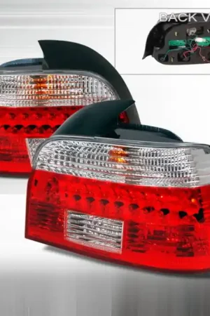 Last Chance BMW 5 Series Spec-D LED Taillights - Red - LT-E3996RLED-KS