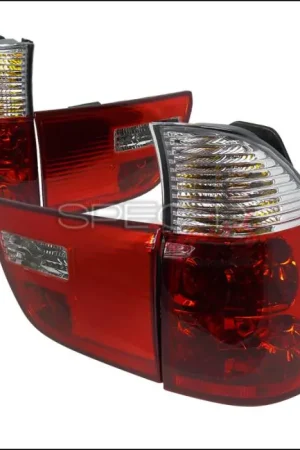 BMW X5 Spec-D Altezza Taillights - Red & Clear - LT-X500RPW-APC Low Price
