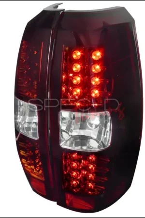 Clearance Chevrolet Avalanche Spec-D LED Taillights - Red & Clear Lens - LT-AVA07RLED-TM