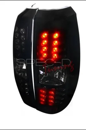 Chevrolet Avalanche Spec-D LED Taillights Glossy - Black Housing with Smoke Lens - LT-AVA07BBLED-TM One Day Deal