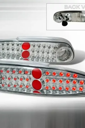 Direct From Manufacturer Chevrolet Camaro Spec-D LED Taillights - Chrome - LT-CMR93CLED-KS