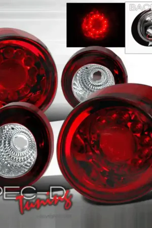 Chevrolet Cobalt 2DR Spec-D LED Taillights - Red - LT-COB052RLED-TM Order Now