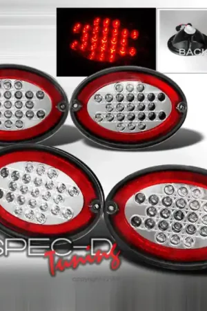 Chevrolet Corvette Spec-D LED Taillights - Chrome - LT-CVET97CLED-DP Limited Offer