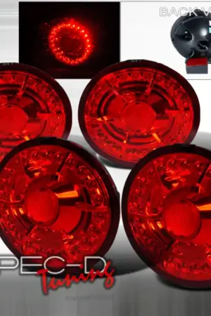 Chevrolet Corvette Spec-D LED Taillights - Red - LT-CVET05RLED-KS Top Pick