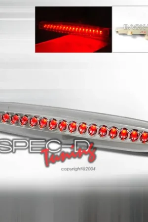 Budget Chevrolet Corvette Spec-D LED Third Brake Lights - Chrome - LT-CVET97RBCLED-DP