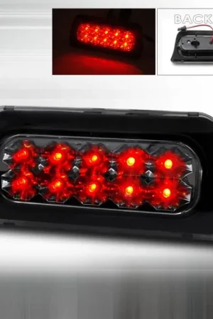 Fast Shipping Chevrolet S10 Spec-D LED Third Brake Lights - Smoke - LT-S1098RBGLED-APC