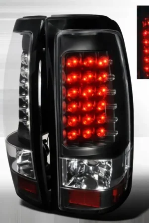 Limited Time Chevrolet Silverado Spec-D LED Taillights - Black - LT-SIV99JMLED-TM