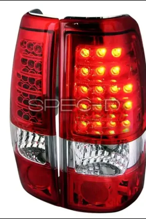 Chevrolet Silverado Spec-D LED Taillights - Red - LT-SIV99RLED-KS Warranty Included