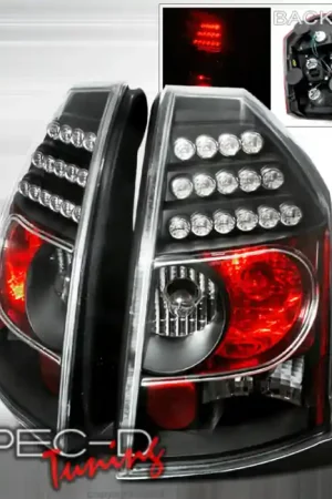 Worldwide Shipping Chrysler 300 Spec-D LED Taillights - Black - LT-30005JMLED-KS