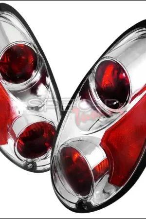Professional Grade Chrysler PT Cruiser Spec-D Euro Tailights - Chrome Housing - LT-PTC01-APC