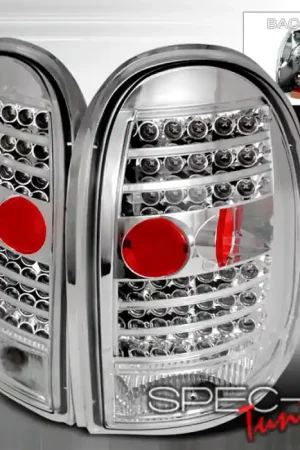 Last Chance Dodge Caravan Spec-D LED Taillights - Chrome - LT-CAR96CLED-KS