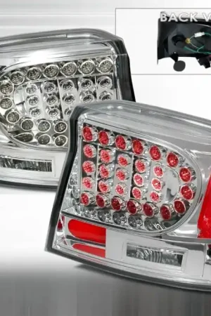 Dodge Charger Spec-D LED Taillights - Chrome - LT-CHG05CLED-KS Money Back Guarantee