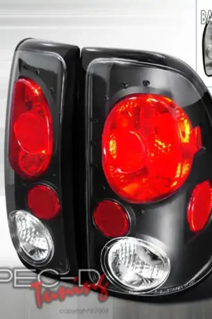 No Minimum Order Dodge Dakota Spec-D Altezza Taillights - Black - LT-DAK97JM-KS