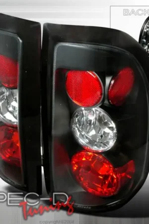 Dodge Dakota Spec-D Altezza Taillights - Black - LT-DAK97JM-TM Next Day Delivery