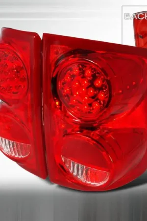 Direct From Factory Dodge Dakota Spec-D LED Taillights - Red - LT-DAK05RLED-KS