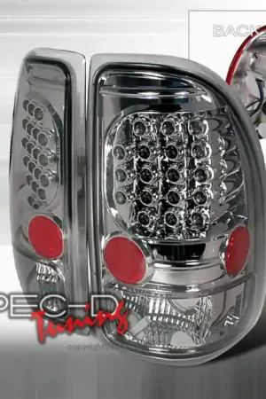 Discount Dodge Dakota Spec-D LED Taillights - Smoke - LT-DAK97GLED-KS