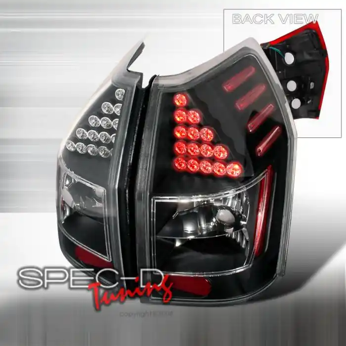 Dodge Magnum Spec-D LED Taillights - Black - LT-MAG05JMLED-KS Super Sale