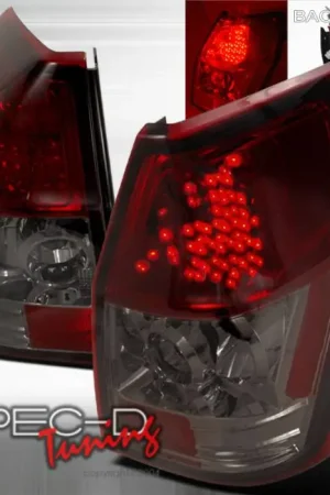 Viral Dodge Magnum Spec-D LED Taillights - Smoke - LT-MAG05GLED-TM