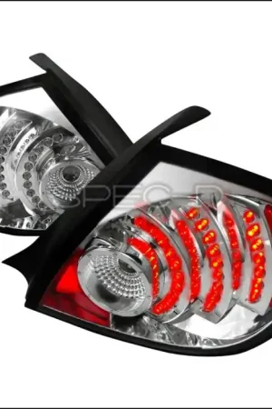 Discount Dodge Neon Spec-D LED Taillights - Chrome - LT-NEO03CLED-DP