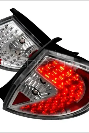 Direct From Manufacturer Dodge Neon Spec-D LED Taillights - Chrome with Clear Lens - LT-NEO99CCLED-WJ