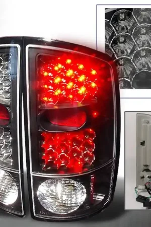 Dodge Ram Spec-D LED Taillights - Black - LT-RAM02JMLED-KS Today Only