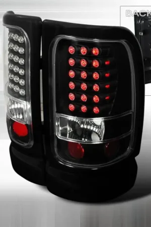 Time-Limited Dodge Ram Spec-D LED Taillights - Black - LT-RAM94JMLED-KS