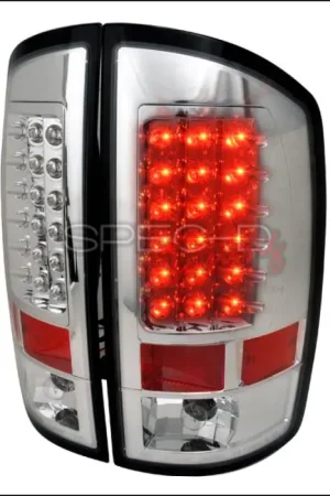 Dodge Ram Spec-D LED Taillights - Chrome - LT-RAM02CLED-TM In Demand