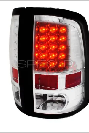 Dodge Ram Spec-D LED Taillights - Chrome Housing - LT-RAM09CLED-TM Wholesale