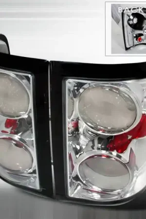 Ford F150 Spec-D Altezza Taillights - Chrome - LT-F150F04CR-TM Money Back Guarantee