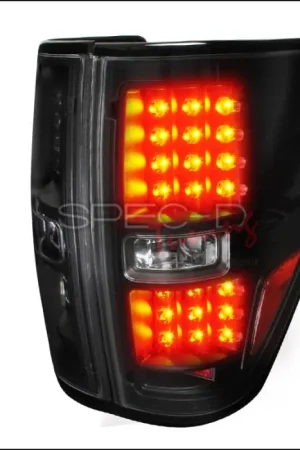 Ford F150 Spec-D LED Taillights - Black - LT-F15009JMLED-TM Express Delivery
