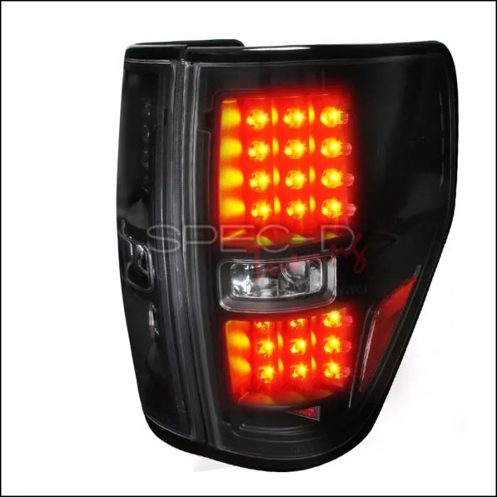 Ford F150 Spec-D LED Taillights - Black - LT-F15009JMLED-TM Express Delivery