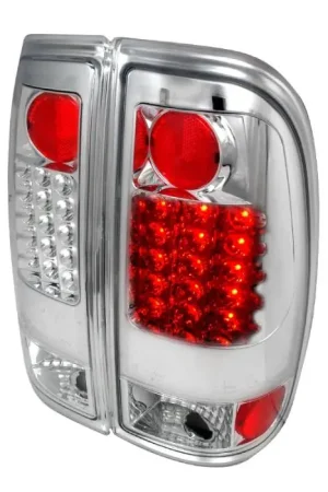 Limited Offer Ford F150 Spec-D LED Taillights - Chrome - LT-F15097CLED-TM