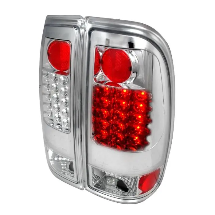 Limited Offer Ford F150 Spec-D LED Taillights - Chrome - LT-F15097CLED-TM