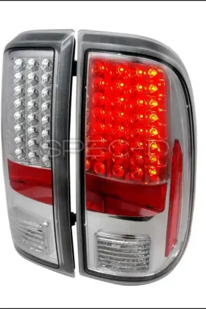 Bargain Ford F250 Spec-D LED Taillights - Chrome - LT-F25008CLED-KS