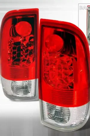Ford F250 Spec-D LED Taillights - Red - LT-F15097RLED-KS Special Offer